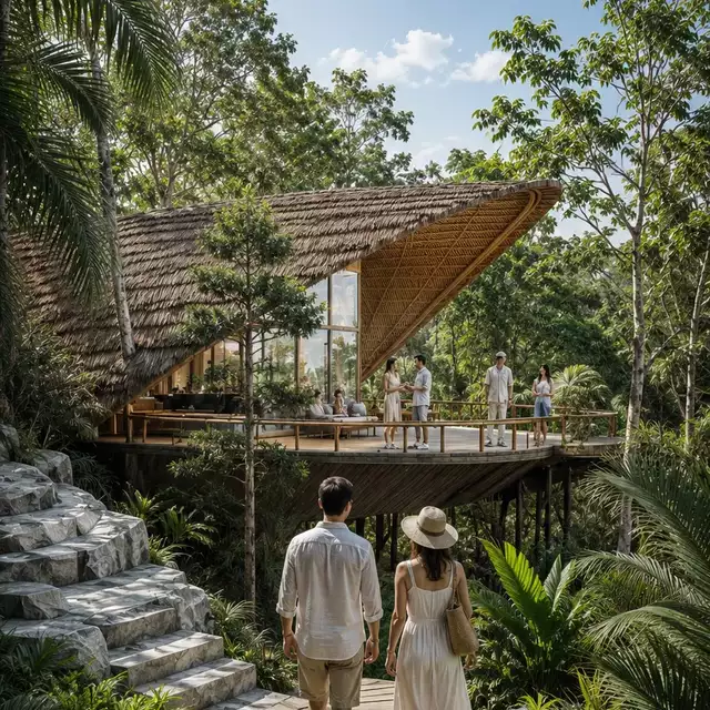 ออกแบบรีสอร์ทธรรมชาติ Khao Sok Nature Resort โดย Grid Architect