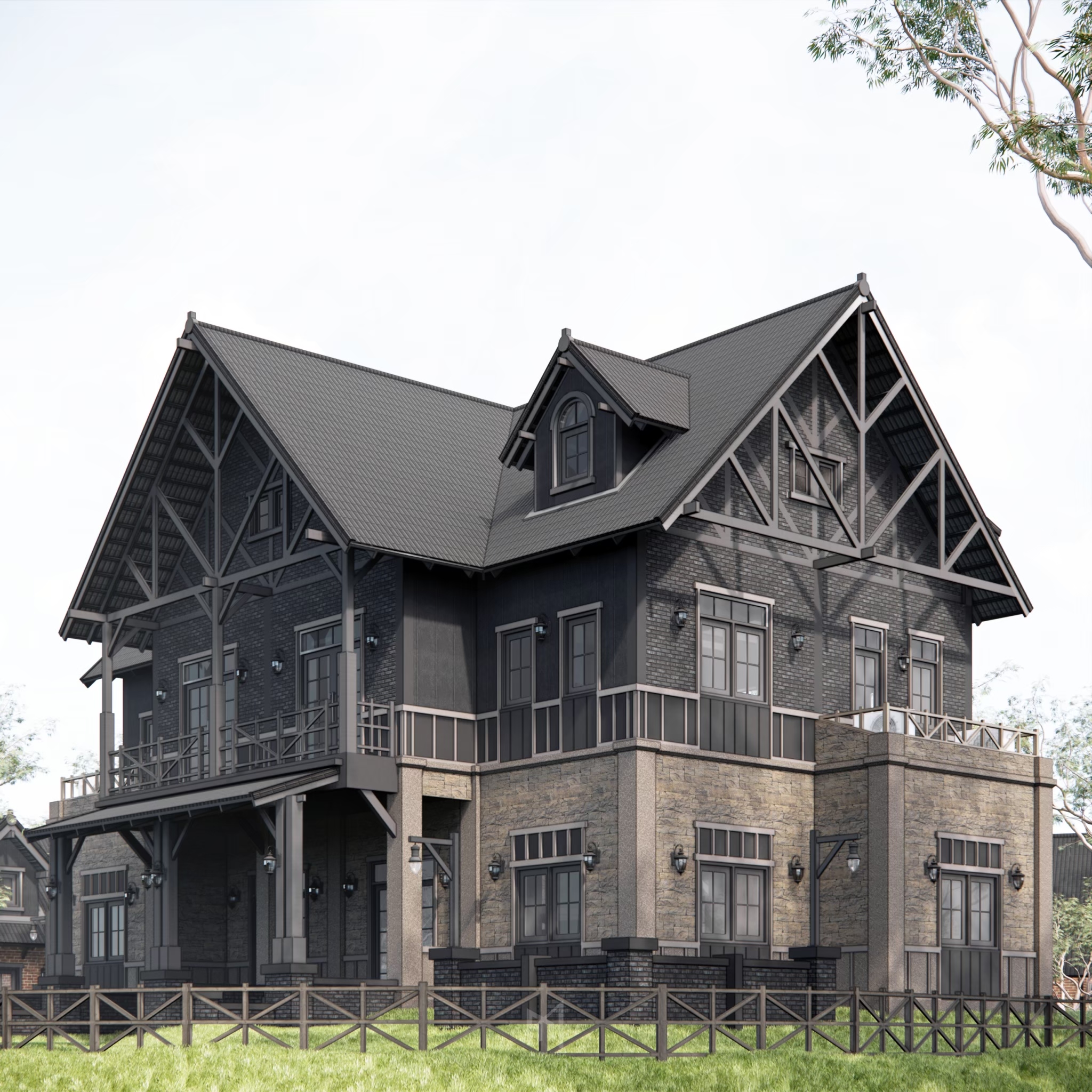 ออกแบบบ้านพักอาศัย จังหวัดเชียงใหม่ โดย Grid Architect
