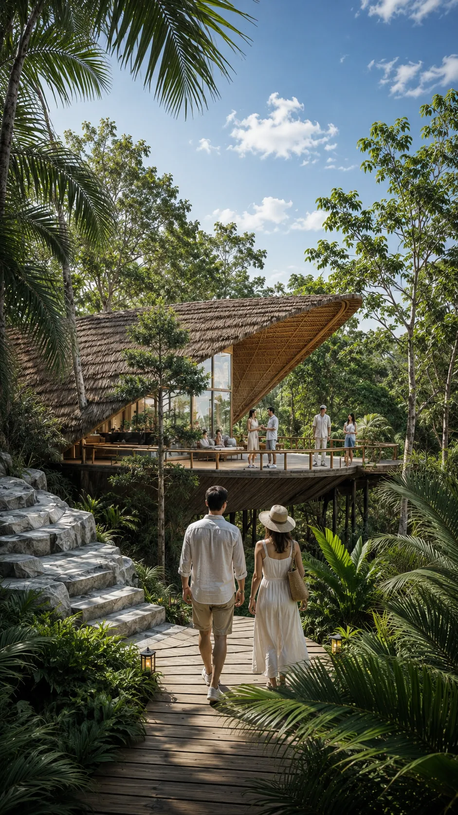 ออกแบบรีสอร์ทธรรมชาติ Khao Sok Nature Resort โดย Grid Architect
