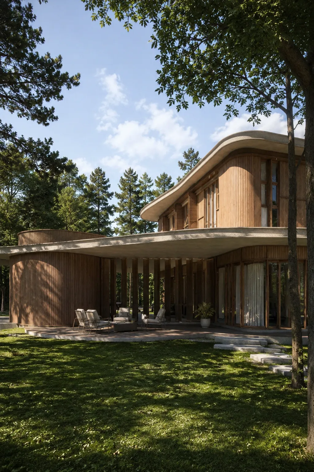 ออกแบบบ้านพักอาศัย Khao Yai Private Residence โดย Grid Architect